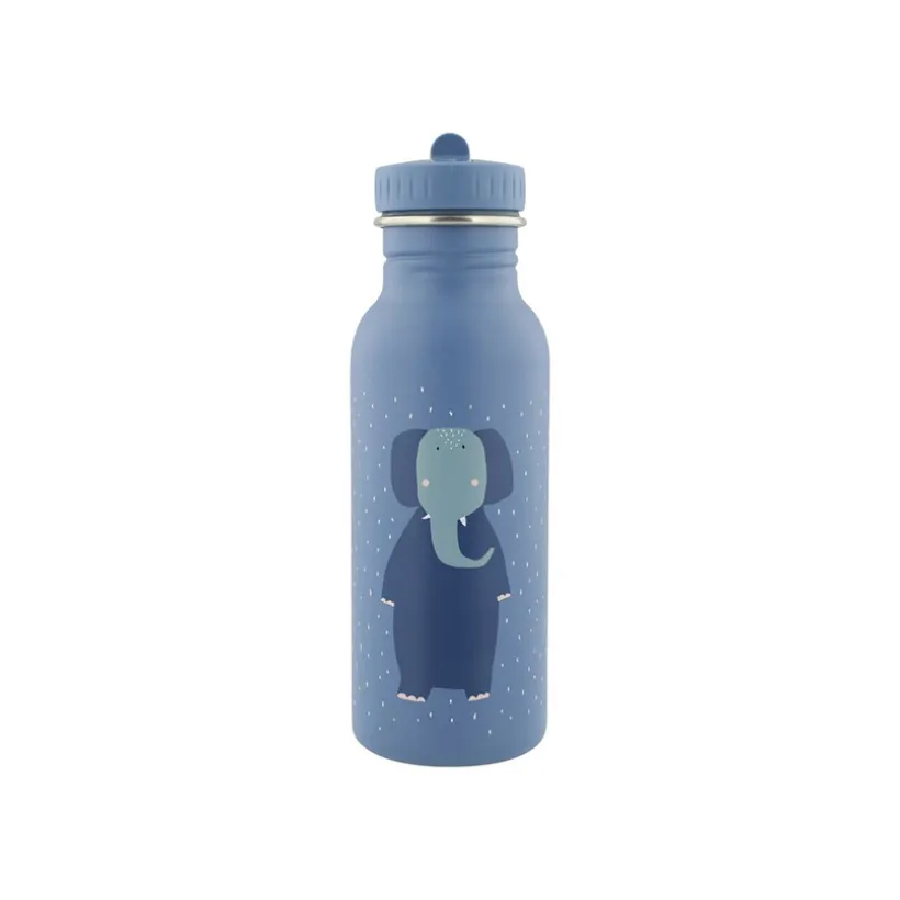 Gourde en acier inoxydable 500 ml - Mrs Elephant - Bleu