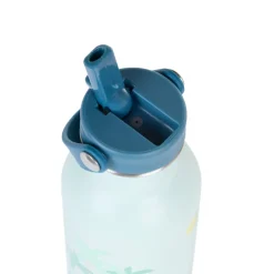 Gourde en inox avec paille Dino Rigolo - 500 ml