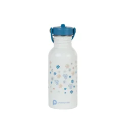 Gourde en inox avec Paille Tiny Flowers - 500 ml