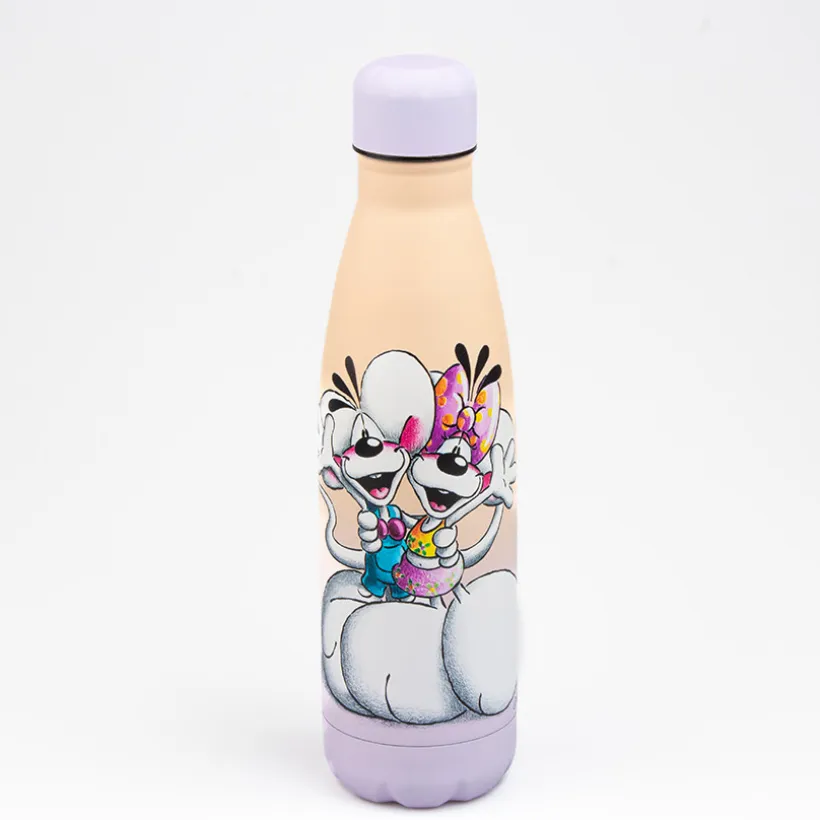 Gourde en inox Diddl et ses Amis - 500 ml (Modèle Aléatoire)