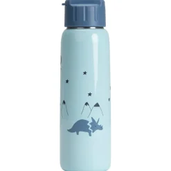 Gourde en métal Mes amis les dinos avec paille 380 ml