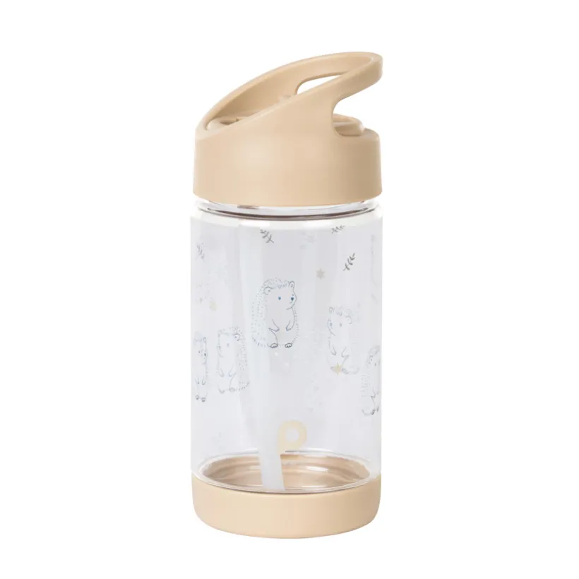 Gourde hérisson avec paille rétractable - 400ml