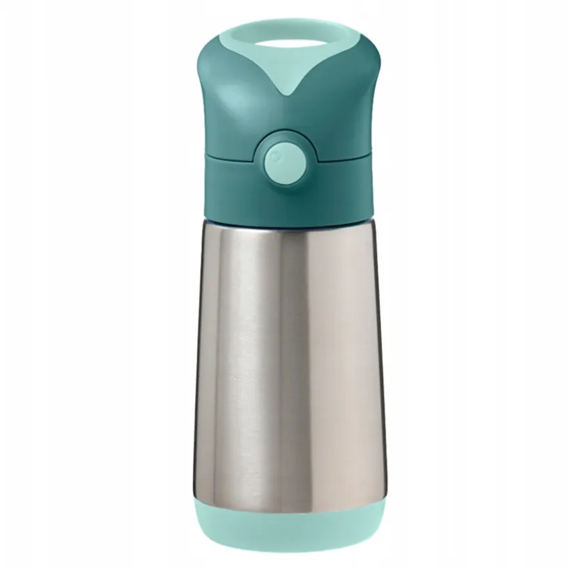 Gourde isotherme avec paille 350ml Emerald Forest
