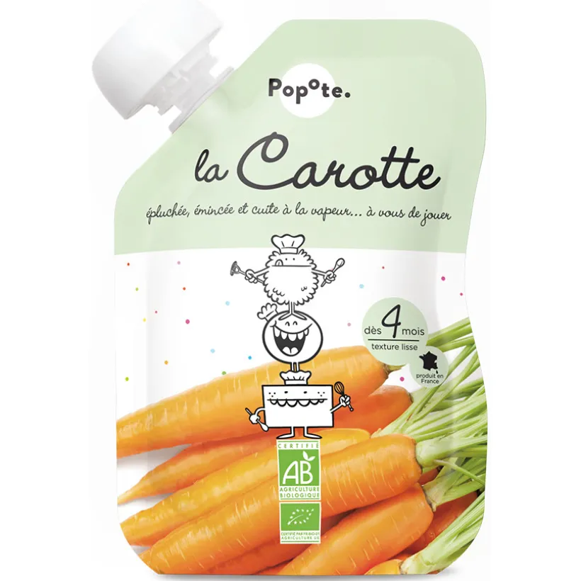 Gourde à la carotte bio - 120g