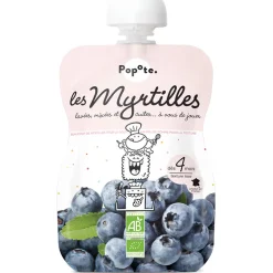 Gourde à la myrtille bio - 120g