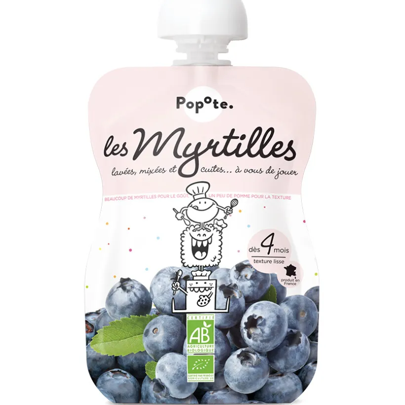 Gourde à la myrtille bio - 120g