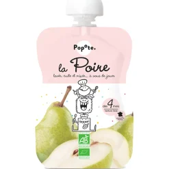 Gourde à la poire bio - 120g