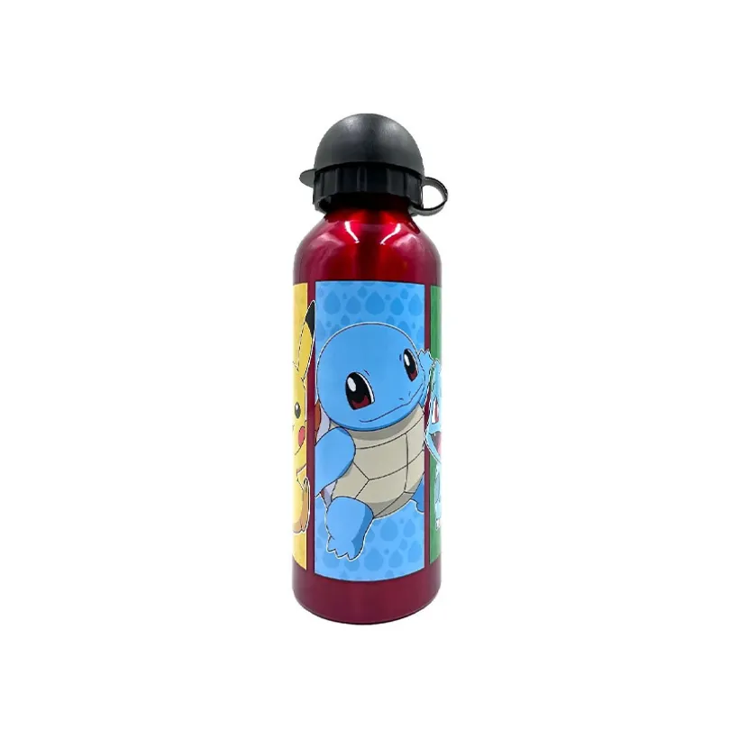 Gourde Pokémon en alu (modèle aléatoire)