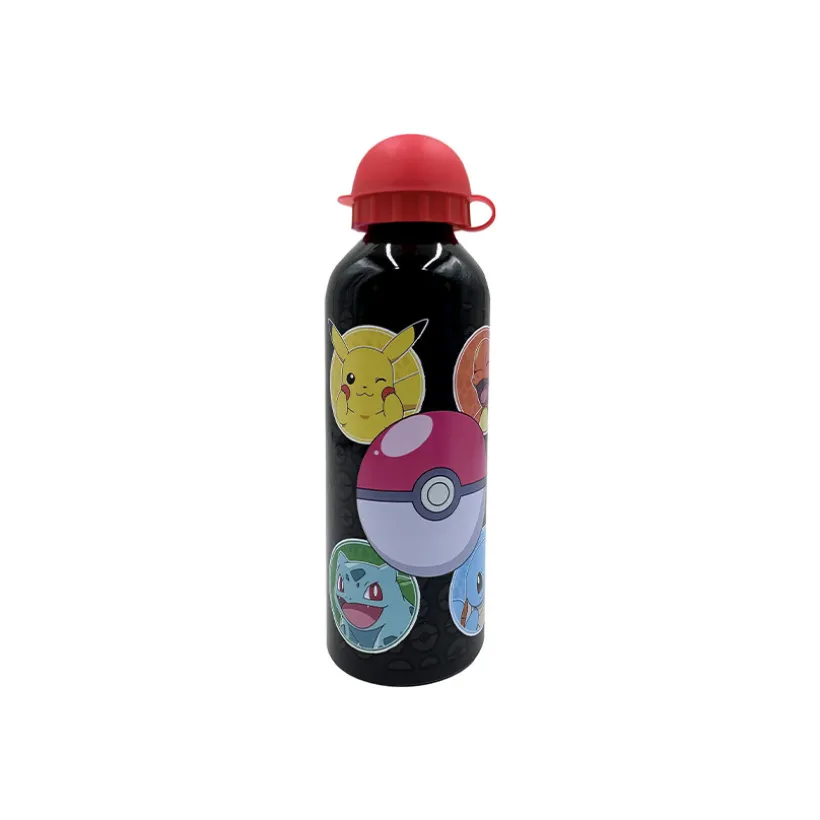 Gourde Pokémon en alu (modèle aléatoire)