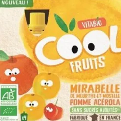 Gourdes sucrées Cool Fruits de Mirabelle et Pomme