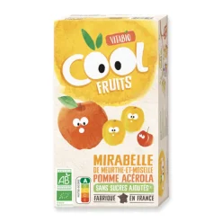 Gourde sucrée Cool Fruits mirabelle et pomme 90 g