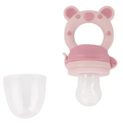 Grignoteur en silicone Miamix - Rose