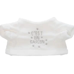 Habillage pour peluche annonce de naissance "c'est un garçon"