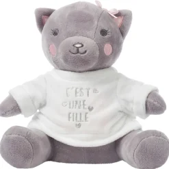 Habillage pour peluche annonce de naissance "c'est une fille"