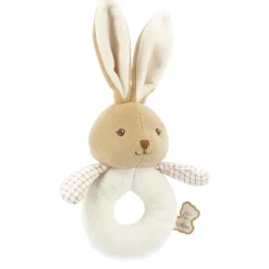 Hochet doudou Lapin Crème