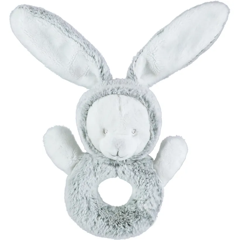 Hochet en sherpa forme lapin