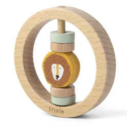 Hochet rond en bois - Mr. Lion