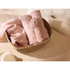 Hochet Teddy Bear Wild rose