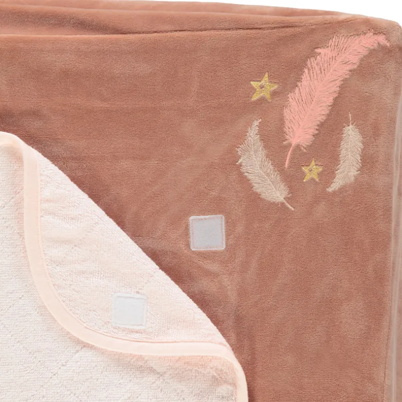 Housse de matelas à langer en velours Magic bird