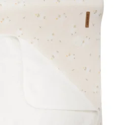 Housse de matelas à langer imprimé moutons La Vie à la Ferme beige