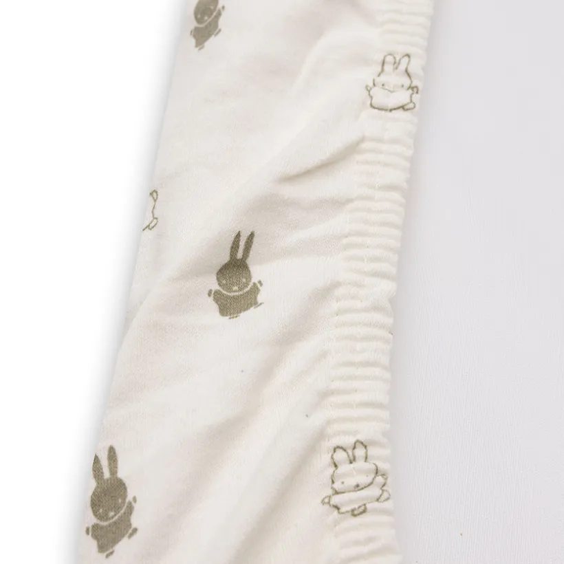 Housse de matelas à langer 50 x 70 cm Happy Miffy olive green