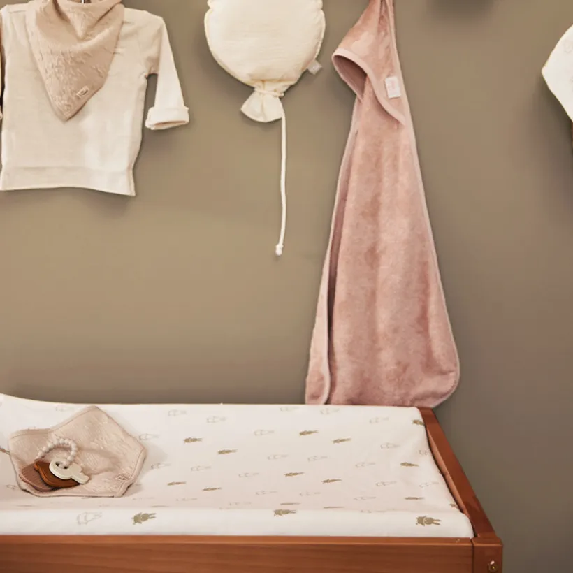Housse de matelas à langer 50 x 70 cm Happy Miffy olive green