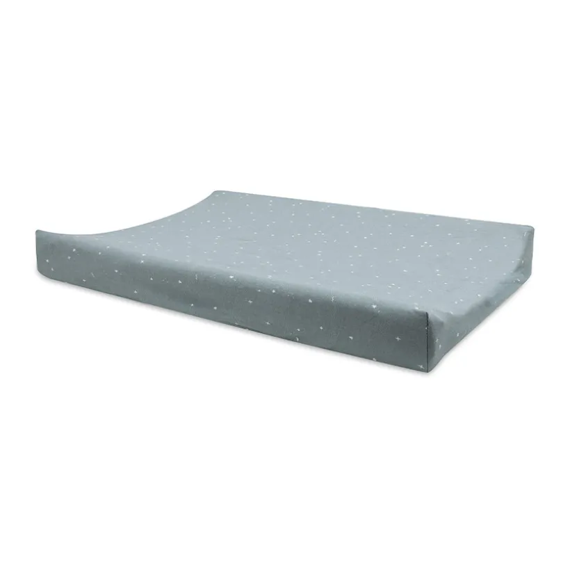 Housse de matelas à langer 50 x 70 cm Twinkling sea green