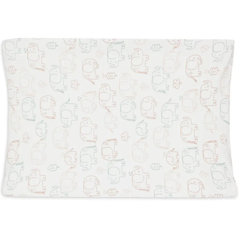 Housse matelas à langer jersey - Elephant Tales - 50x70 cm