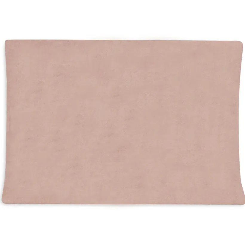 Housse matelas à langer éponge - Rose sauvage/Ivoire - 50x70 cm - 2 Pcs