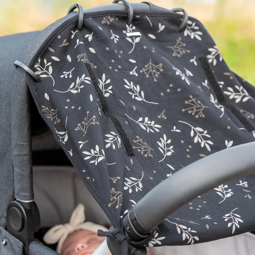 Housse pare-soleil universelle Romantic Leaves noir