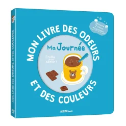 Imagier olfactif "Mon livre des odeurs et des couleurs - Ma journée"