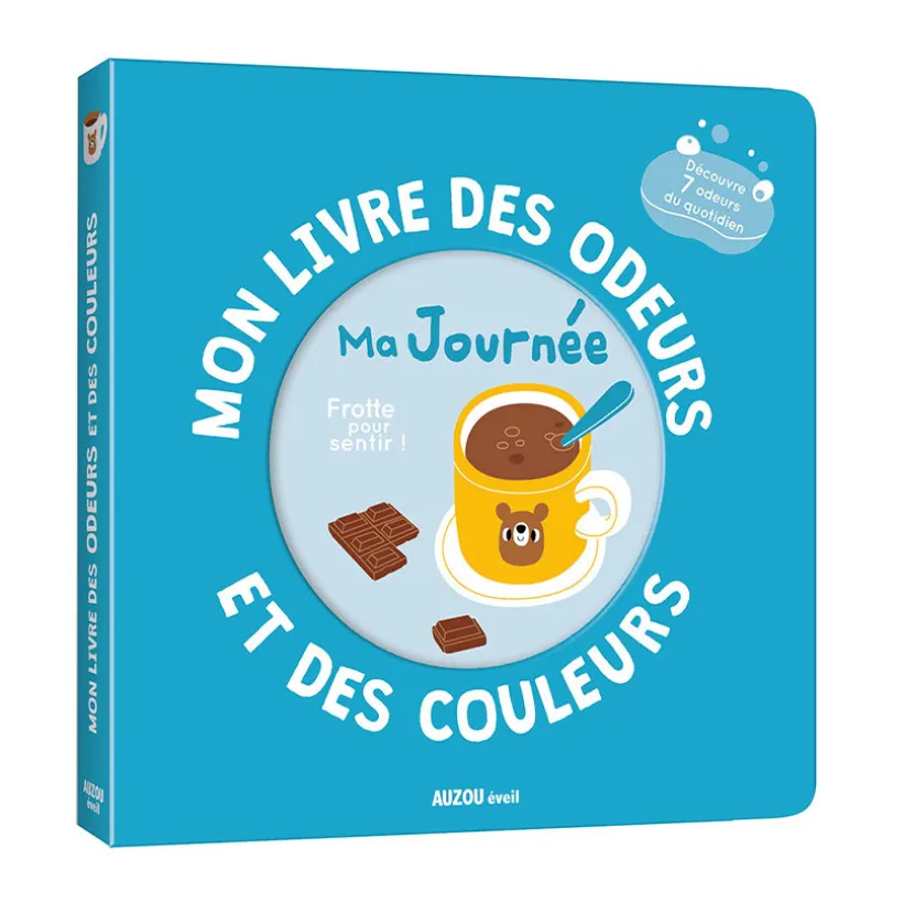 Imagier olfactif "Mon livre des odeurs et des couleurs - Ma journée"