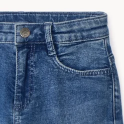 Jean cargo effet délavé à poches pour garçon