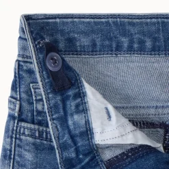 Jean cargo effet délavé à poches pour garçon