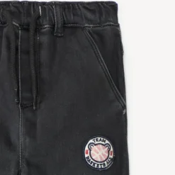 Jean doublé à patch basket pour bébé garçon