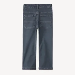 Jean droit en denim uni surteint pour garçon