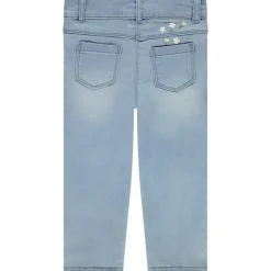 Jean effet denim avec broderie fantaisie pour bébé fille