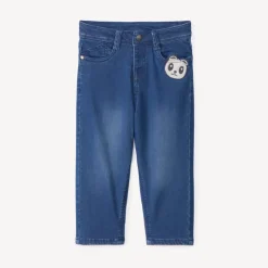 Jean effet denim doublé avec poche ludique pour bébé garçon