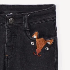 Jean effet denim et doublure micropolaire pour bébé garçon