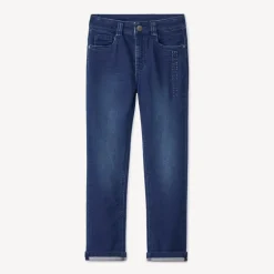 Jean effet denim à poches contrastantes pour garçon