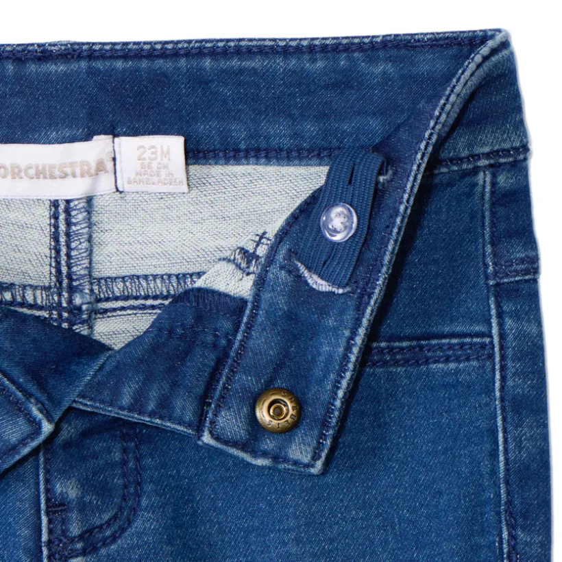 Jean effet denim uni pour bébé garçon
