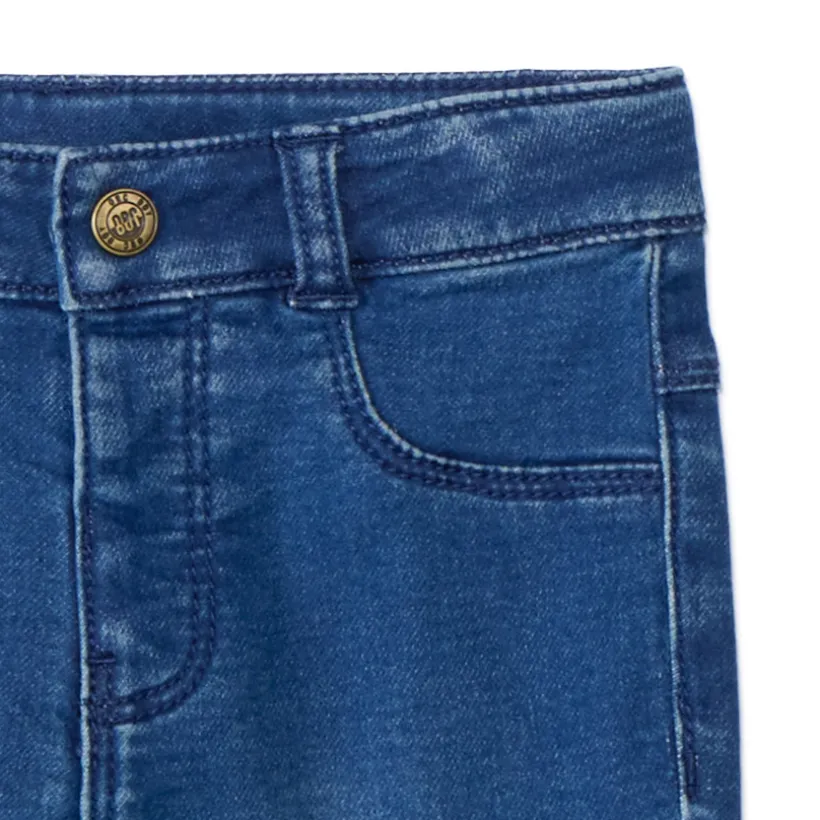 Jean effet denim uni pour bébé garçon