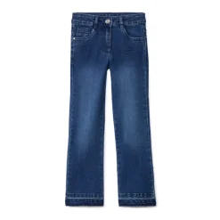 Jean en denim coupe évasé pour fille