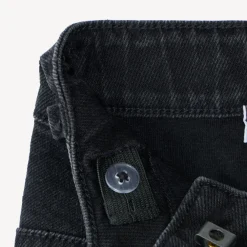 Jean en denim doublé avec label fantaisie pour garçon