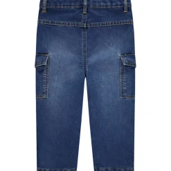 Jean en denim et doublure jersey effet cargo pour bébé garçon