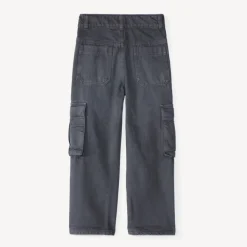 Jean garçon cargo loose