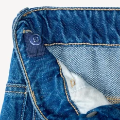 Jean garçon cargo loose en denim