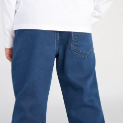 Jean jogger effet denim uni pour garçon