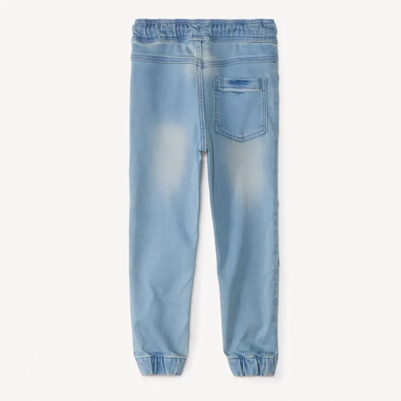 Jean jogger effet délavé pour garçon