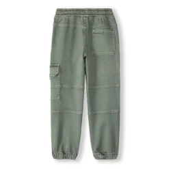 Jean jogger style cargo uni à poches pour garçon